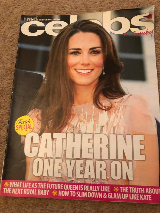 Sunday Mirror - Celebs on Sunday Mag 23rd April 2012 - Kate Middleton cover