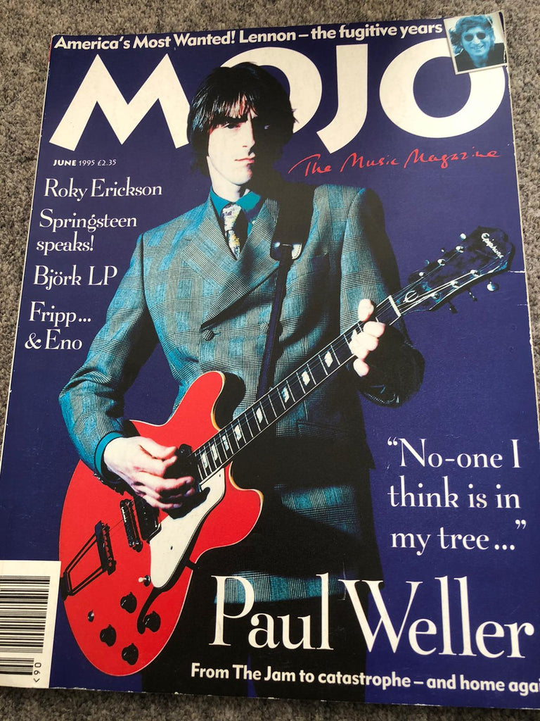 PAUL WELLER MOJO #19 MAGAZINE JUNE 1995 PAUL WELLER COVER AND FEATURE
