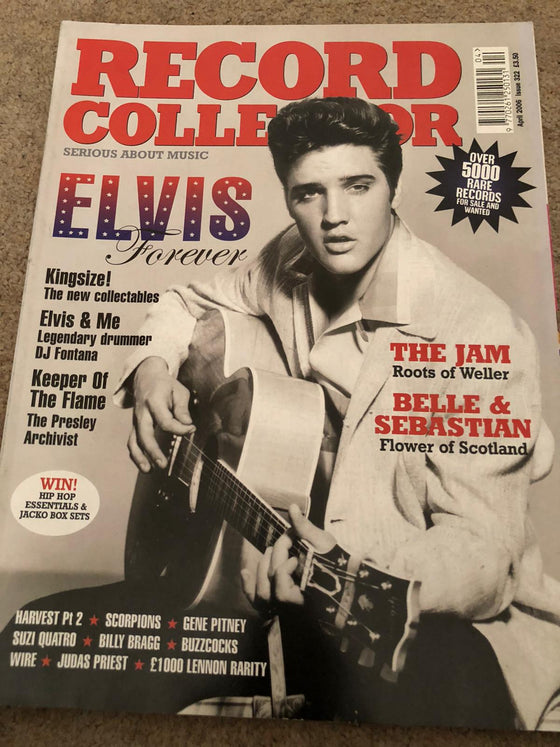 UK Record Collector April 2006 Elvis Presley Paul Weller Suzi Quatro