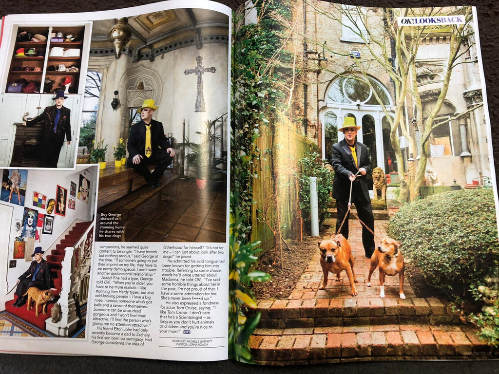 UK OK! Magazine June 2020: Boy George At Home