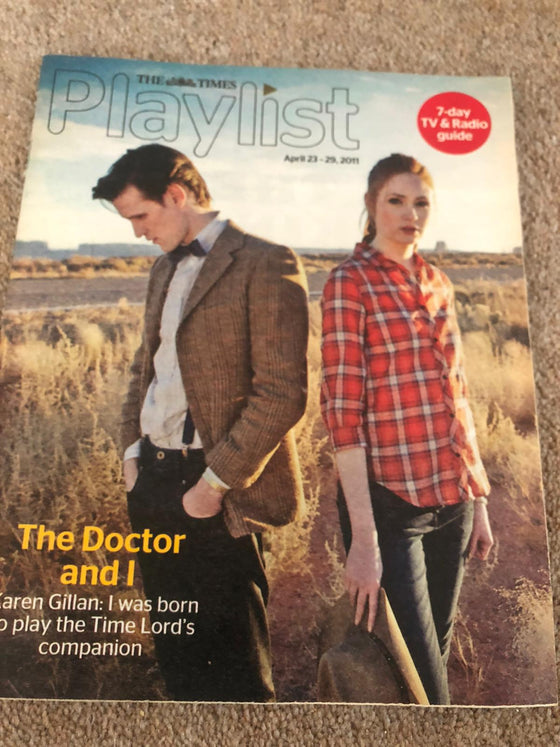 Playlist Magazine April 2011 Karen Gillian & Matt Smith Doctor Who