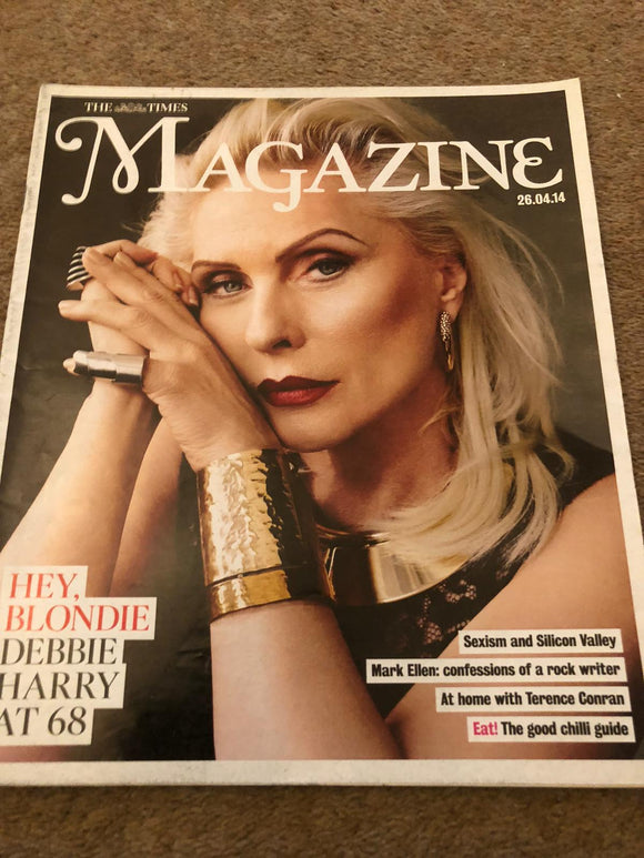 UK Times Magazine April 2014: Blondie Debbie Harry Cover