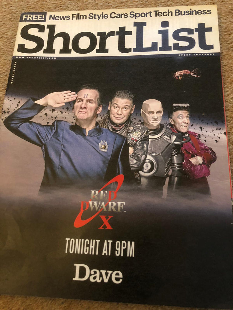 SHORTLIST MAGAZINE 4 OCTOBER 2012: Red Dwarf X - Sam Riley Interview