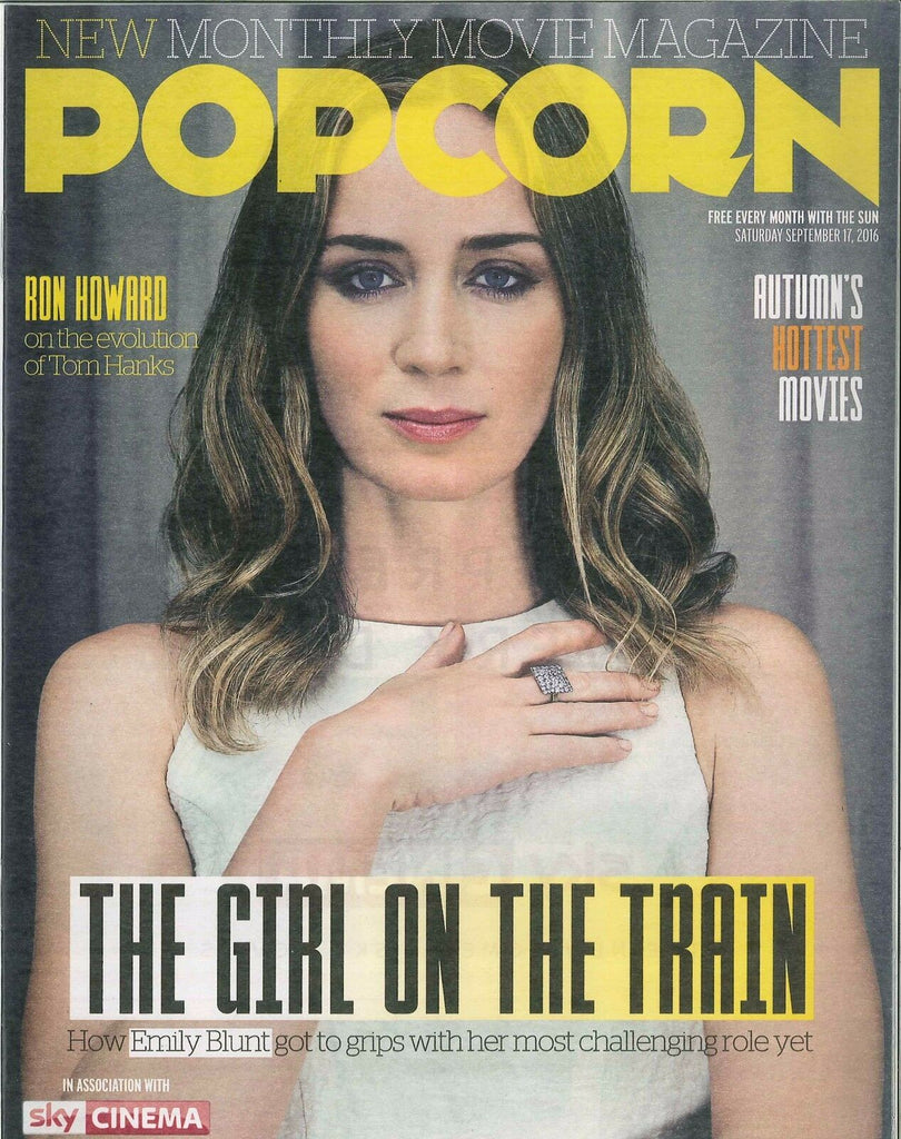 POPCORN Mag 09/2016 EMILY BLUNT Jason Statham The Girl On The Train