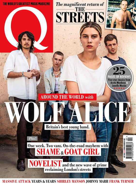 Q magazine July 2018 WOLF ALICE Neko Case Janelle Monàe Sting Mike Skinner