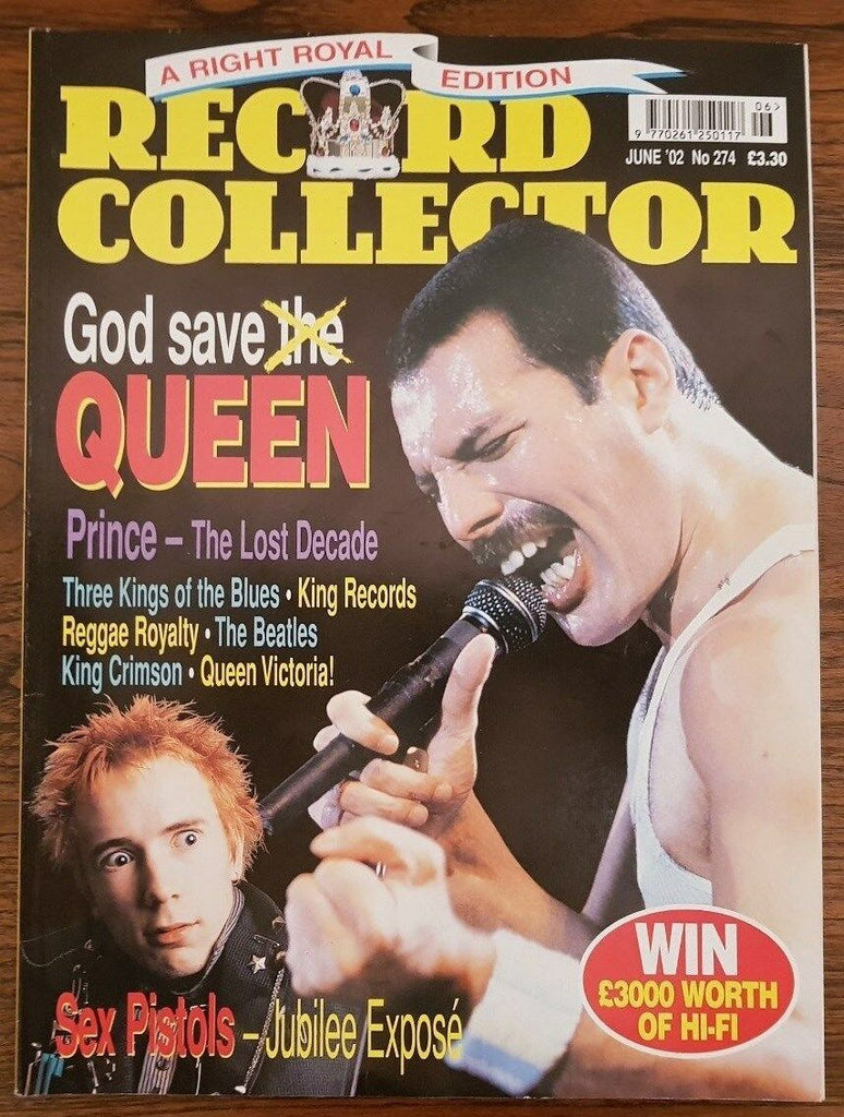 Record Collector Magazine June 2002: FREDDIE MERCURY - Queen - Prince