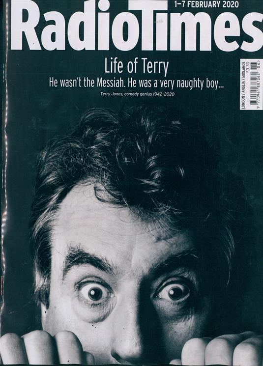 Radio Times Magazine 1 February 2020: TERRY JONES - MONTY PYTHON SPECIAL EDITION