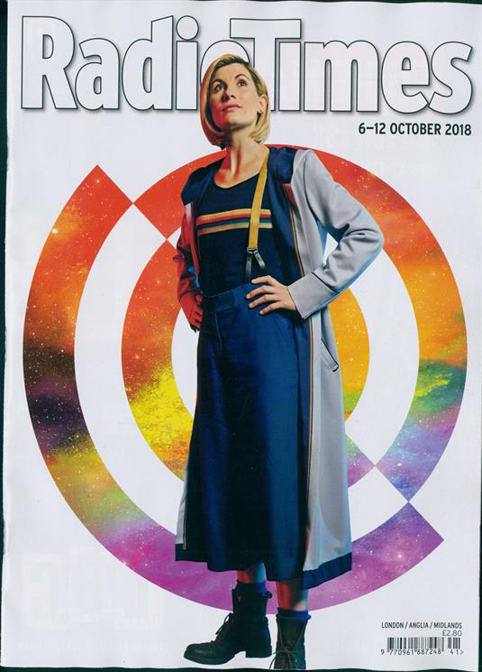 UK RADIO TIMES magazine 6 October 2018 Jodie Whittaker Doctor Who Exclusive