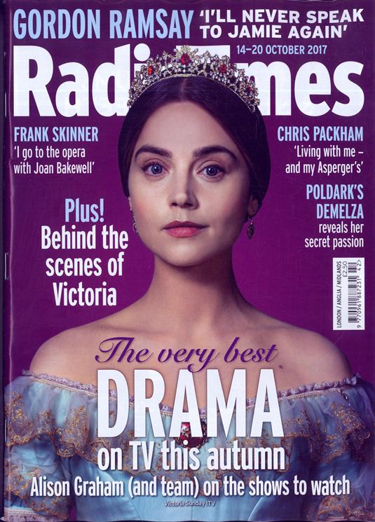 Jenna Coleman on the cover of Radio Times Magazine