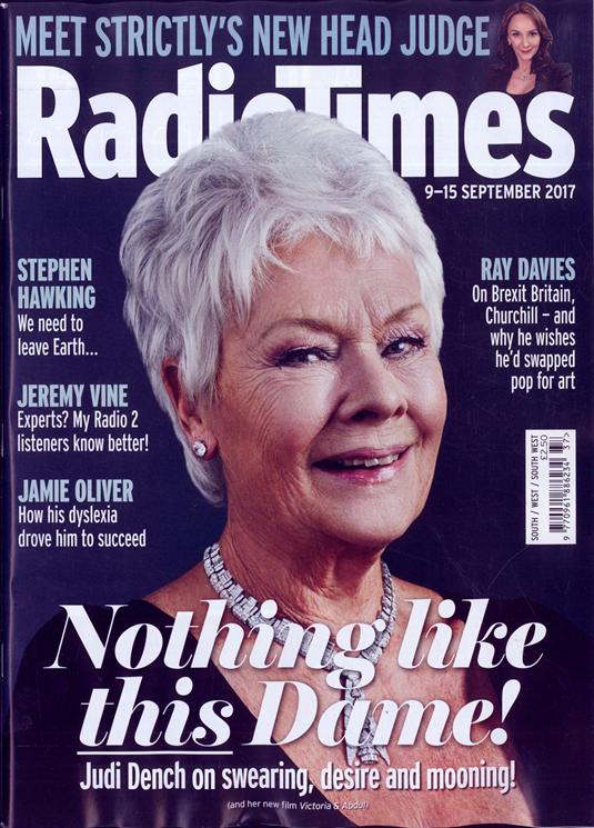 Judi Dench on the cover of Radio Times 