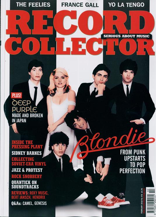 UK RECORD COLLECTOR magazine February 2018 Debbie Harry Blondie Deep Purple