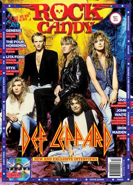 Rock Candy Magazine Issue 13: Def Leppard New Cover Exclusive - Genesis Iron Maiden