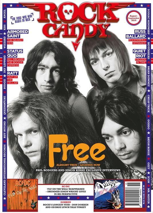 Rock Candy Magazine Issue 15: FREE (Paul Rodgers + Simon Kirke) Status Quo