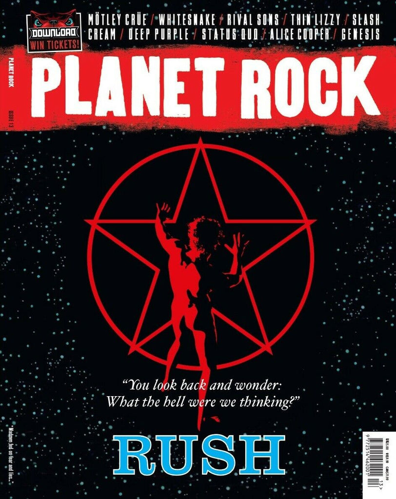 PLANET ROCK Magazine March 2019: RUSH Alex Lifeson MOTLEY CRUE Terrorvision