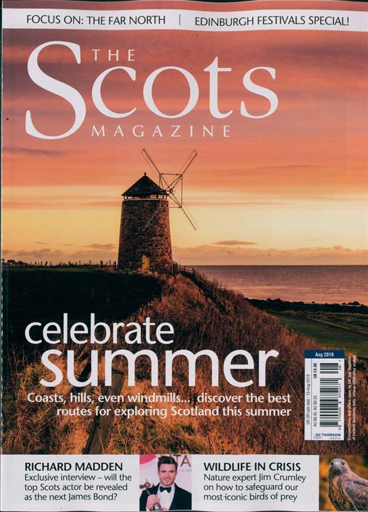 UK Scots Magazine August 2019: Richard Madden Exclusive Interview
