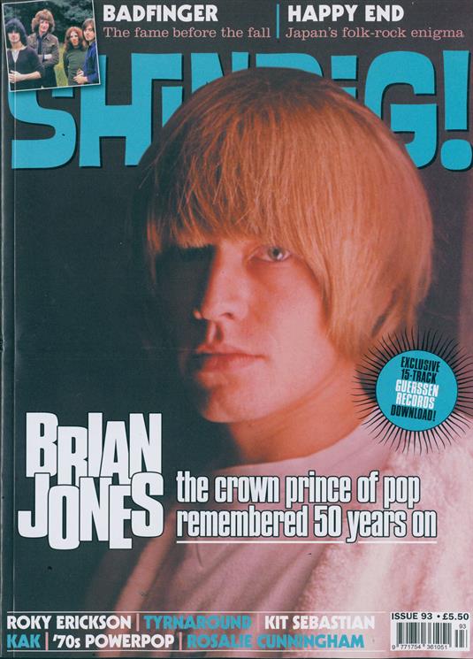 Shindig Magazine - Issue 93 BRIAN JONES (The Rolling Stones) Cover - Badfinger Special
