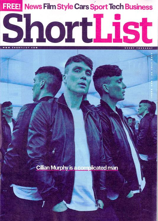 UK Shortlist magazine July 2017 Cillian Murphy UK Cover Interview