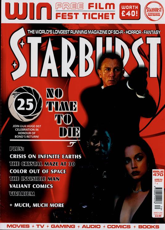 Starburst magazine March 2020: JAMES BOND NO TIME TO DIE DANIEL CRAIG COVER