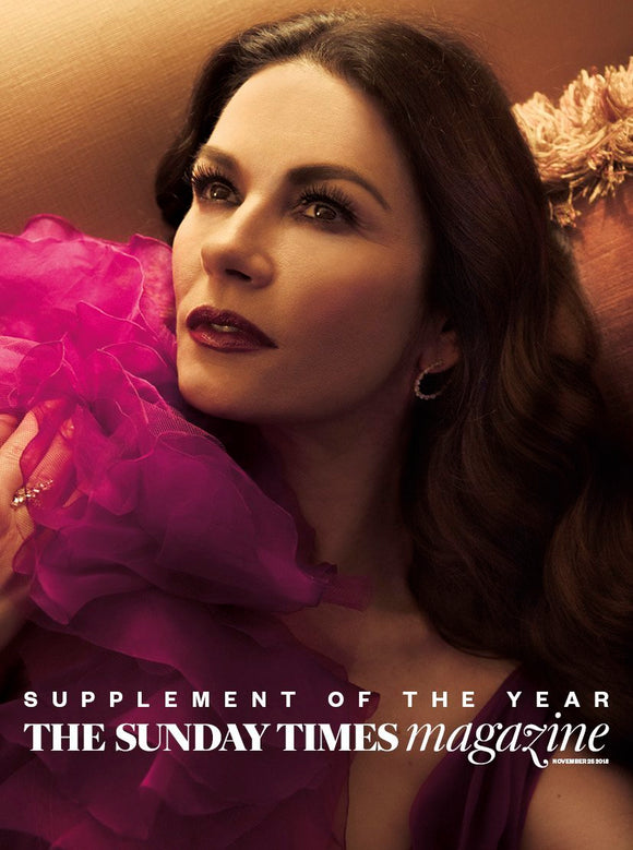 UK Sunday Times Magazine November 2018: CATHERINE ZETA JONES COVER STORY