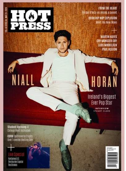 Hot Press Magazine March 2020: NIALL HORAN COVER & FEATURE One Direction