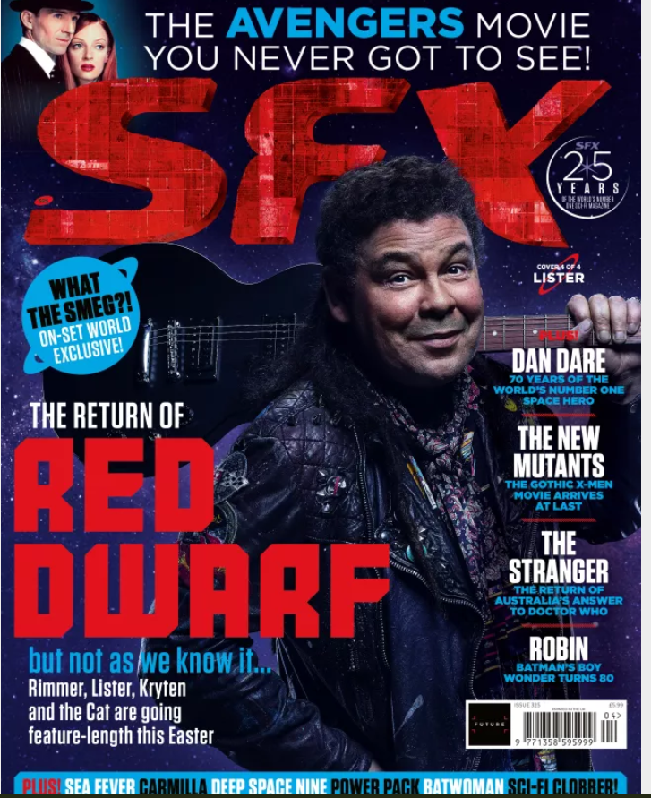 SFX magazine #325 April 2020: The Return of Red Dwarf + ALL FREE GIFTS - LISTER