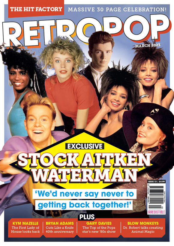 Retro Pop magazine March 2023 Adam Lambert Kylie Minogue Stock Aitken Waterman