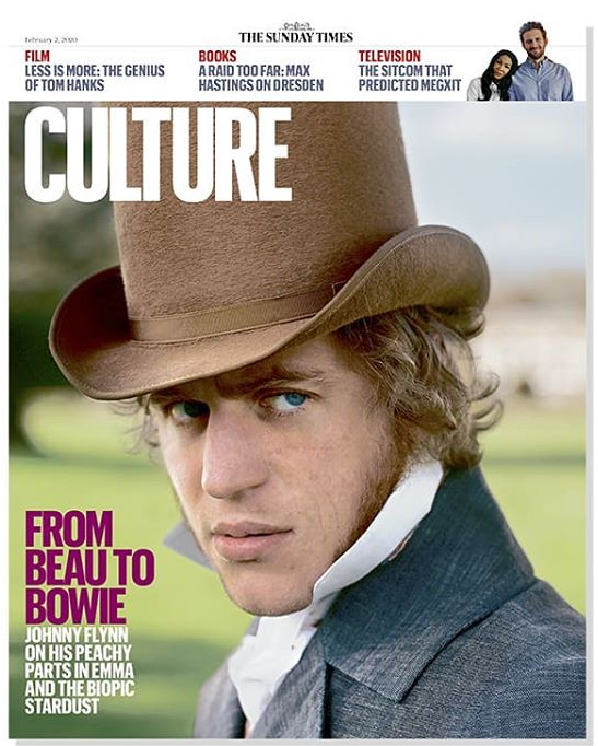 UK Culture Magazine Feb 2020: Johnny Flynn on David Bowie