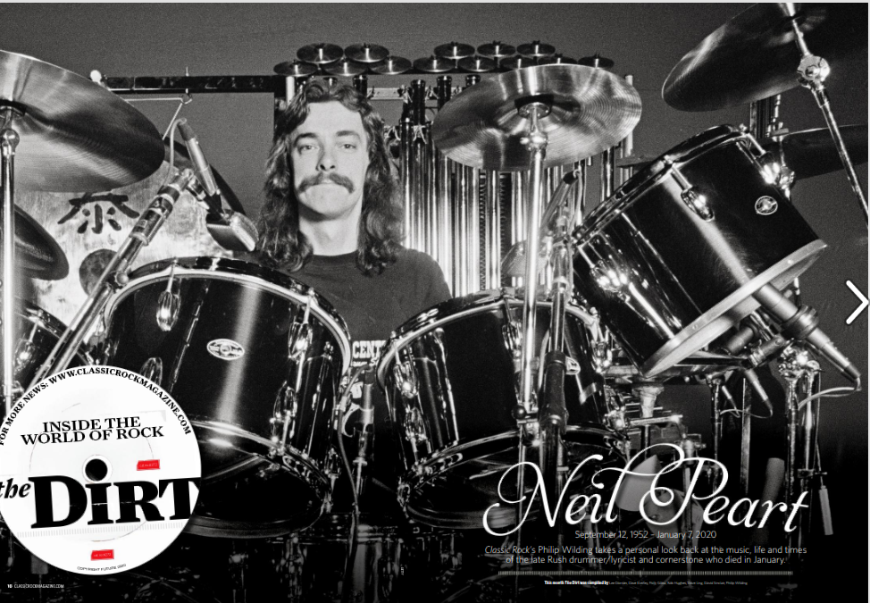 CLASSIC ROCK Magazine March 2020: THE BLACK CROWES Neil Peart RUSH