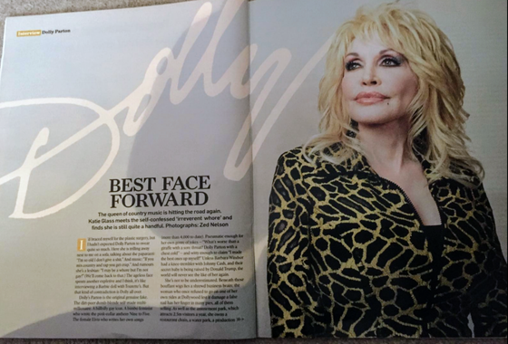 Sunday Times Magazine 29th May 2011: Dolly Parton Interview