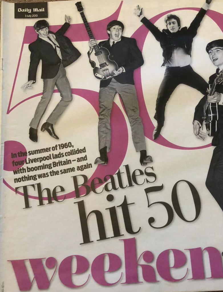 Mail Weekend Magazine 3 July 2010: The Beatles Paul McCartney