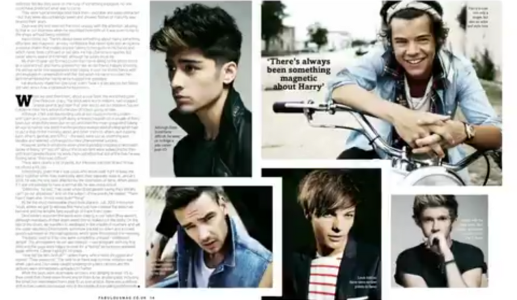 Fabulous Magazine May 31st 2020: One Direction Harry Styles Niall Horan Liam Payne Louis Tomlinson