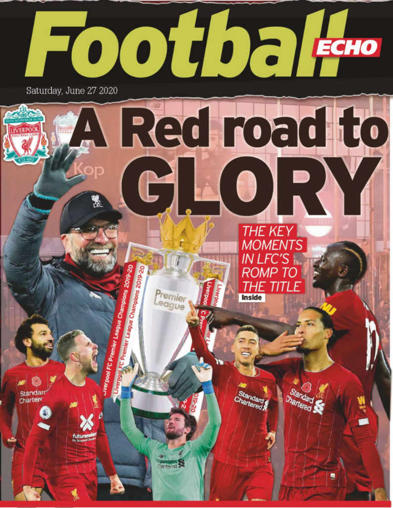 Liverpool Echo - Saturday 27th June 2020 - Reaction From The City