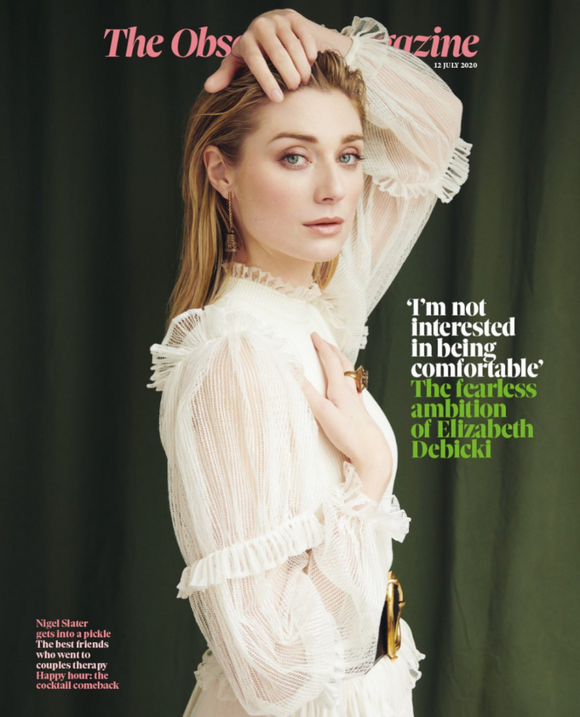 OBSERVER magazine 12 July 2020 Elizabeth Debicki Tenet cover and interview