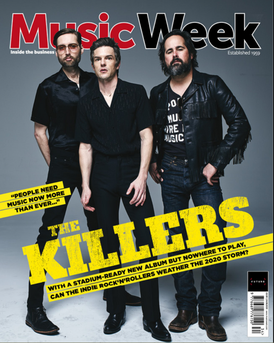 MUSIC WEEK Magazine August 2020: THE KILLERS BRANDON FLOWERS COVER