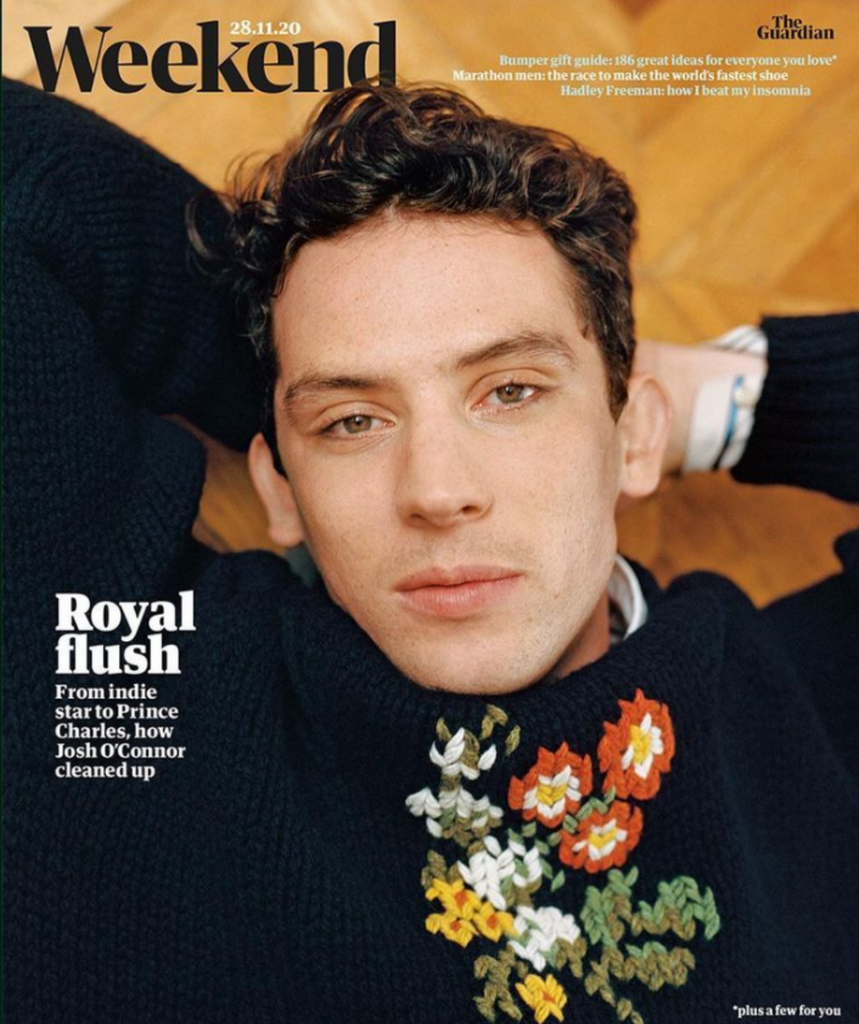 GUARDIAN WEEKEND magazine November 2020 Josh O'Connor cover and interview