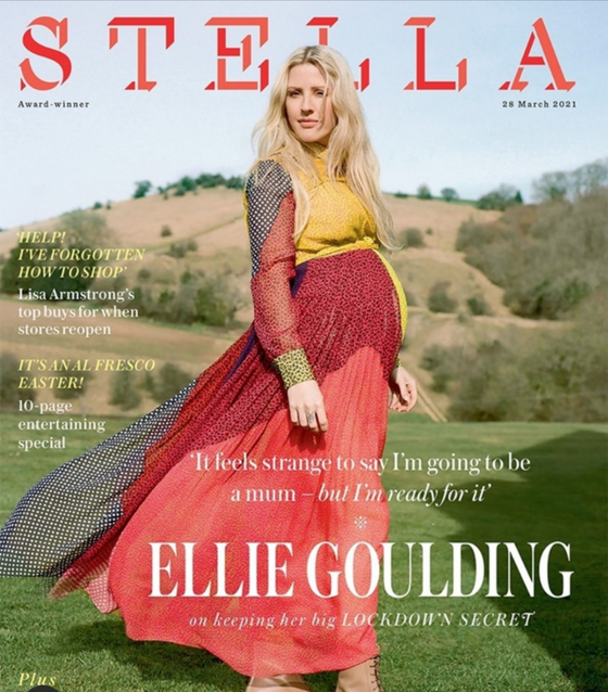 STELLA magazine March 2021 Ellie Goulding cover and interview