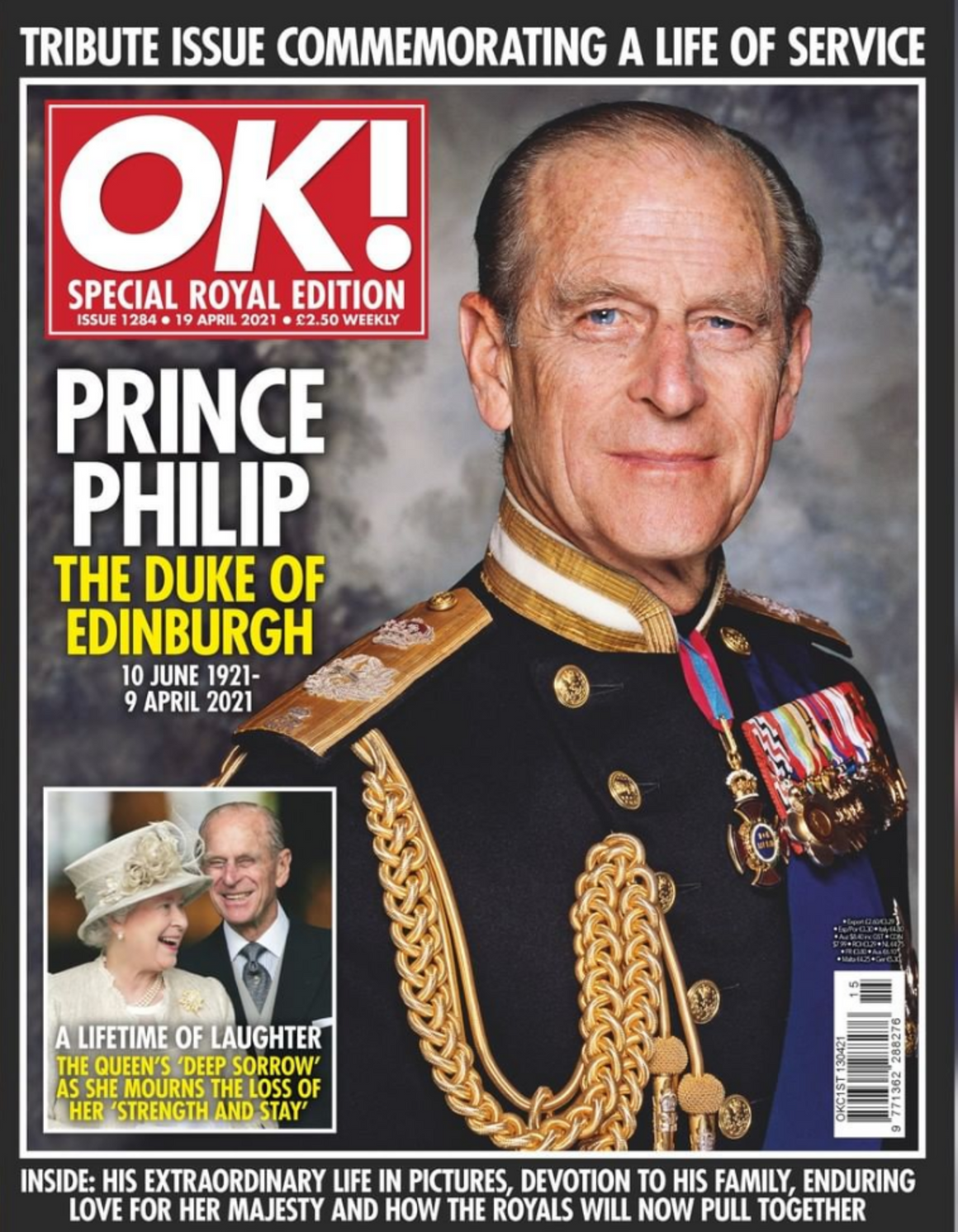 PRINCE PHILIP TRIBUTE ISSUE: UK OK! Magazine 19th April 2021