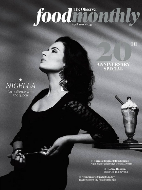 OBSERVER Food Monthly magazine April 2021 Nigella Lawson cover