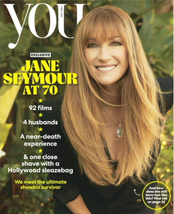 UK YOU Magazine May 2021: JANE SEYMOUR at 70 COVER FEATURE James Bond
