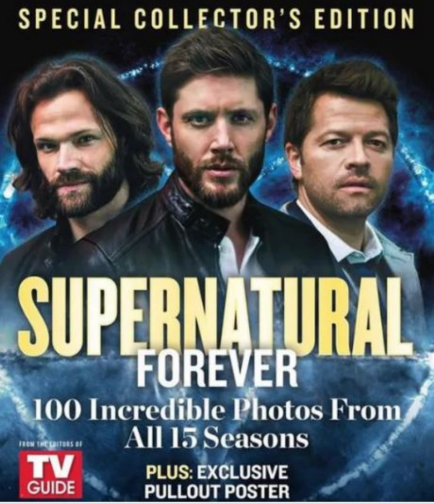 Supernatural Forever TV Guide Magazine Jensen Ackles Jared Padalecki (SHIPPED FROM THE USA)