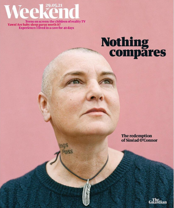 Guardian Weekend Magazine May 2021: Sinead O'Connor Cover
