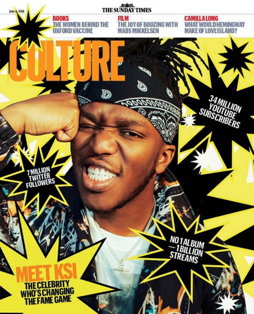 UK Culture MAGAZINE - 5 July 2021 KSI Cover - Mads Mikkelsen