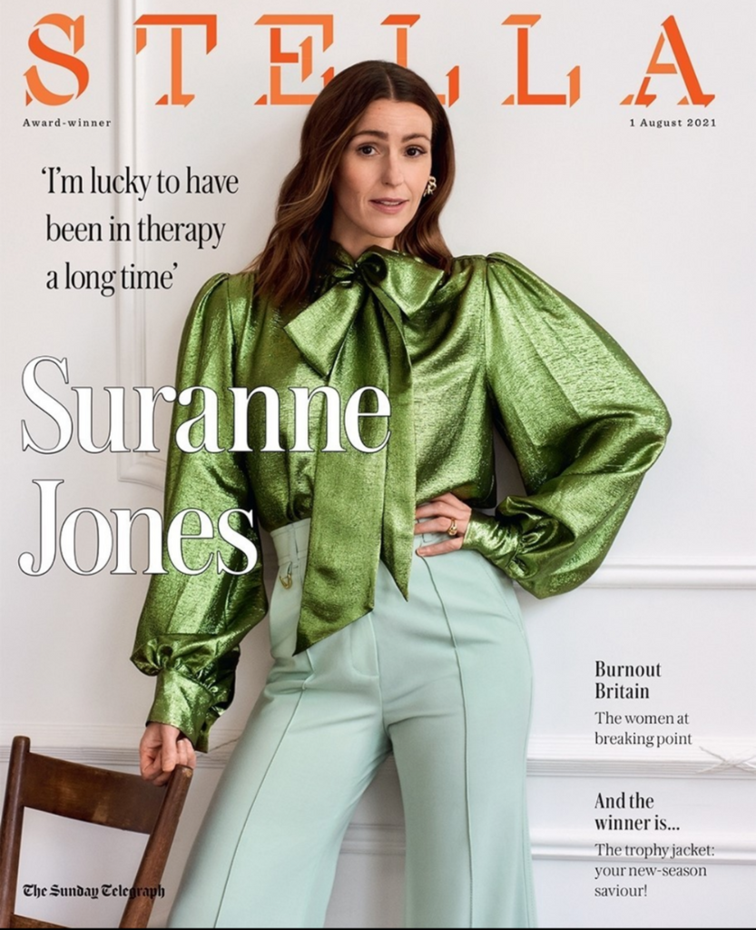 UK Stella Magazine August 2021 Suranne Jones (Defective cover)