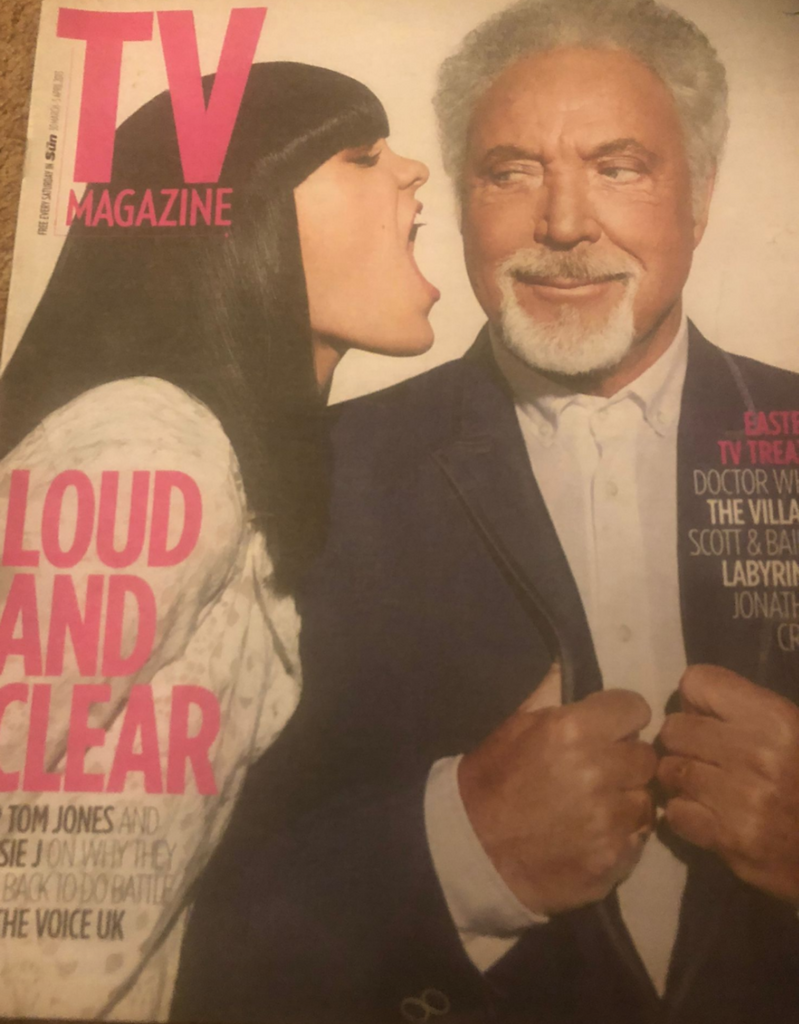SUN TV Magazine 30 March 2013 Tom Jones & Jessie J Cover