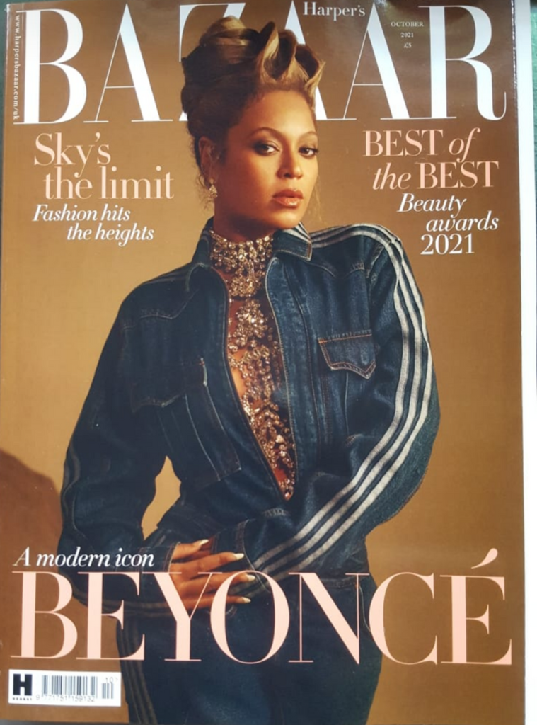 UK Edition Harpers Bazaar Magazine October 2021 BEYONCE COVER