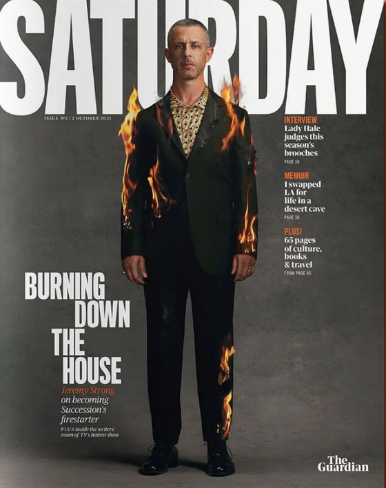GUARDIAN SATURDAY Mag 02/10/2021 JEREMY STRONG SUCCESSION COVER EDITION