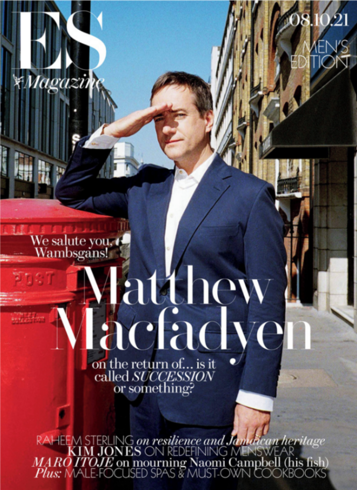 LONDON ES MAGAZINE - 8th October 2021 Matthew MacFadyen Succession