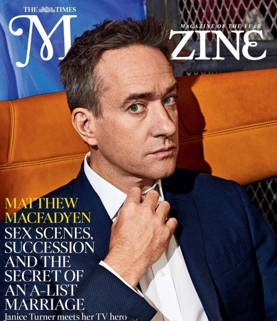 TIMES MAGAZINE - 27th November 2021 Matthew MacFadyen Succession