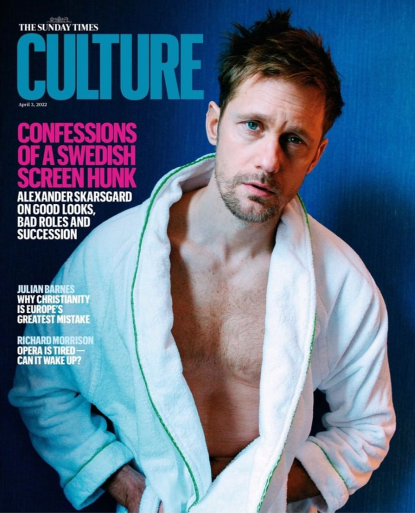 CULTURE magazine 3 April 2022 Alexander Skarsgard Cover