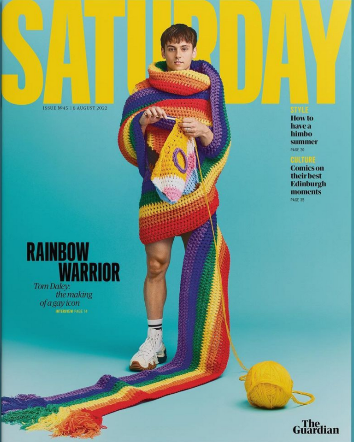 GUARDIAN SATURDAY magazine 6 August 2022 Tom Daley cover and interview